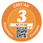 Label Crit'air 3