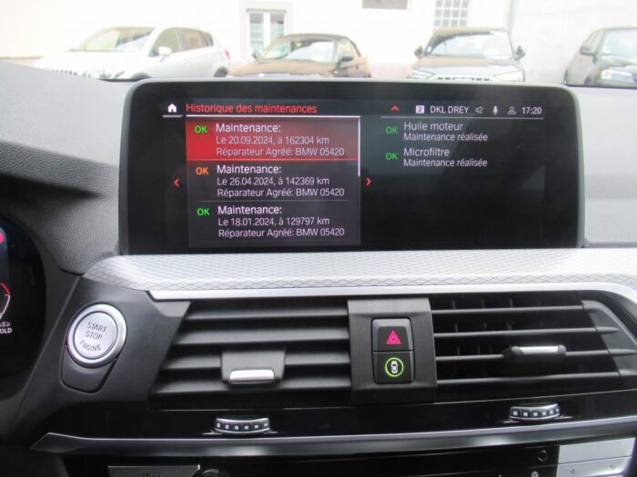 BMW X3 30D XDRIVE 286 CH M SPORT 1 ERE MAIN FRANCE TVA RECUPERABLE – Image 22